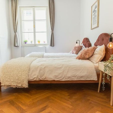 Top Location City Centre Condo In Historic Building With Free Garage Parking Laibach Exterior foto