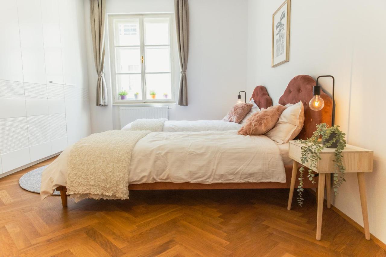 Top Location City Centre Condo In Historic Building With Free Garage Parking Laibach Exterior foto